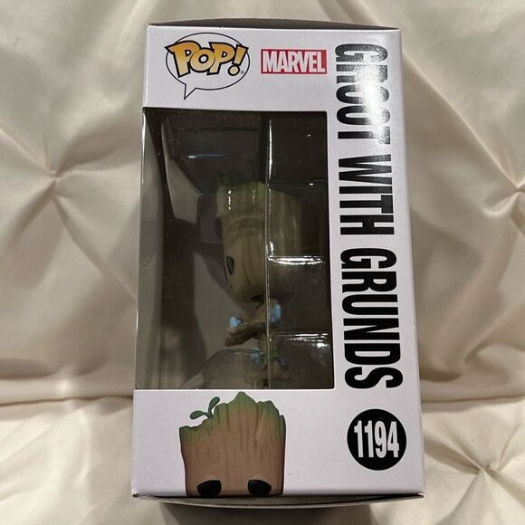 Disney Marvel Funko Pop! Groot with Grunds #1194 I am Groot Bobble-Head NIB - Picture 3 of 6